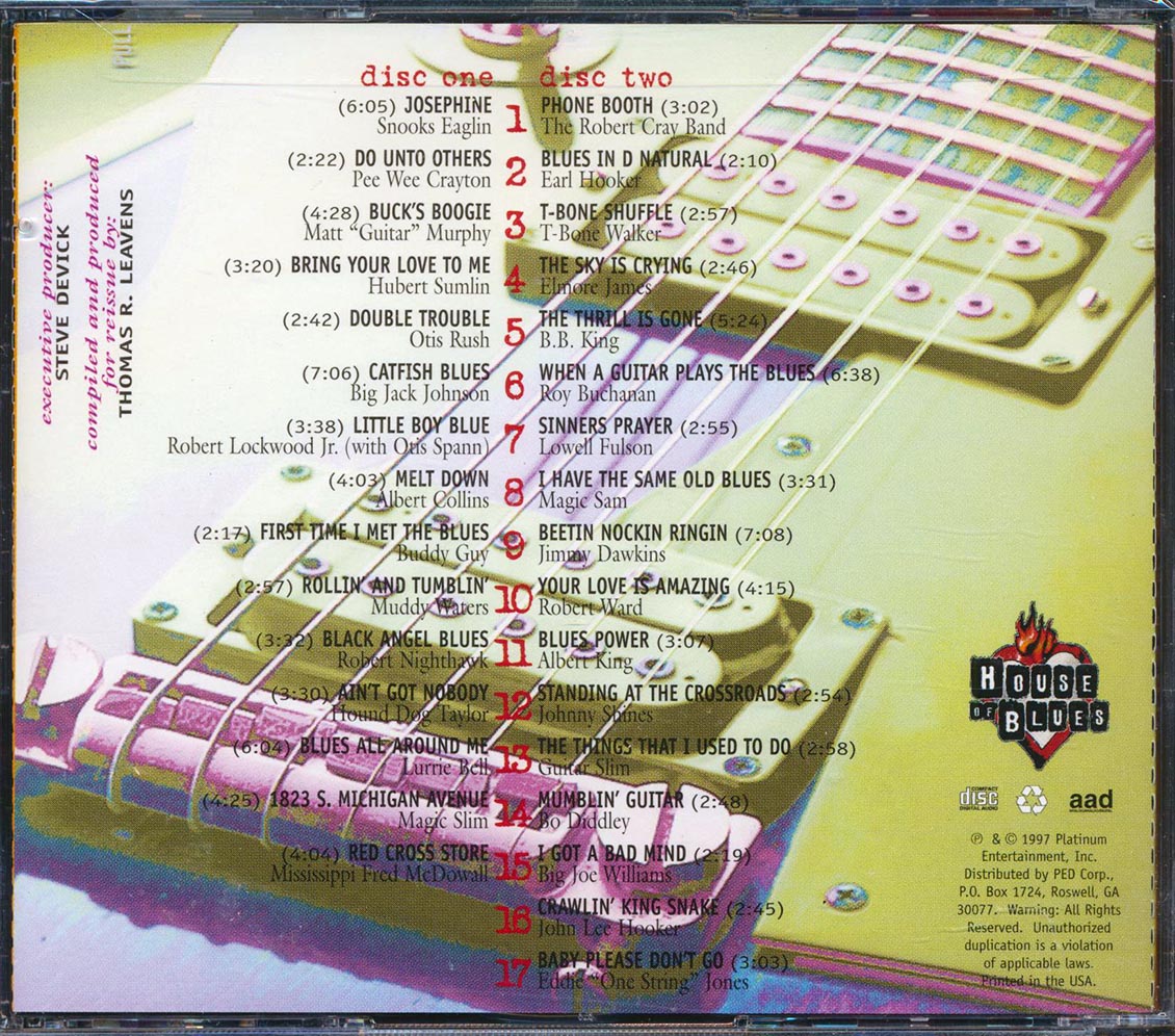 Magic Slim, Albert Collins, Snooks Eglin, Muddy Waters, Etc. - Essential Blues Guitars (32 tracks) (2xCD)