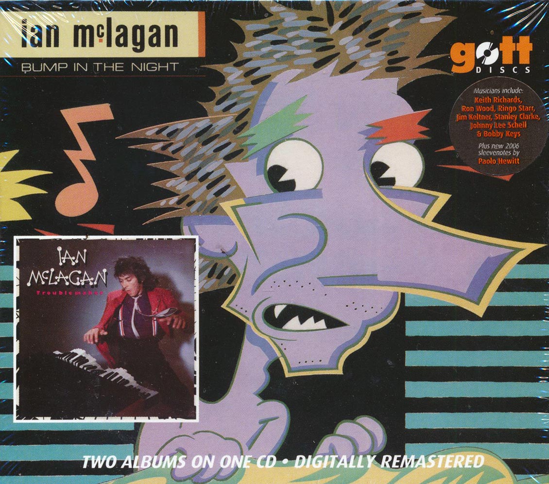 Ian McLagen - Troublemaker + Bump In The Night (2 albums on 1 CD) (20 tracks)