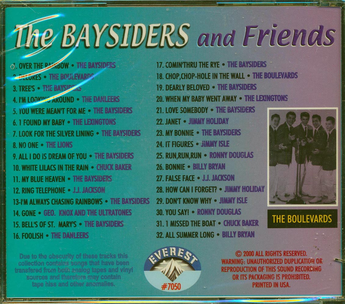 The Baysiders, The Boulevards, The Lexingstons, Etc. - The Baysiders & Friends (32 tracks)