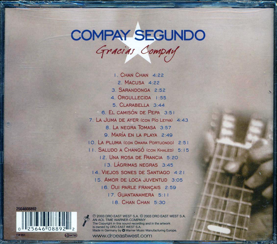 Compay Segundo - Gracias Compay: The Definitive Collection