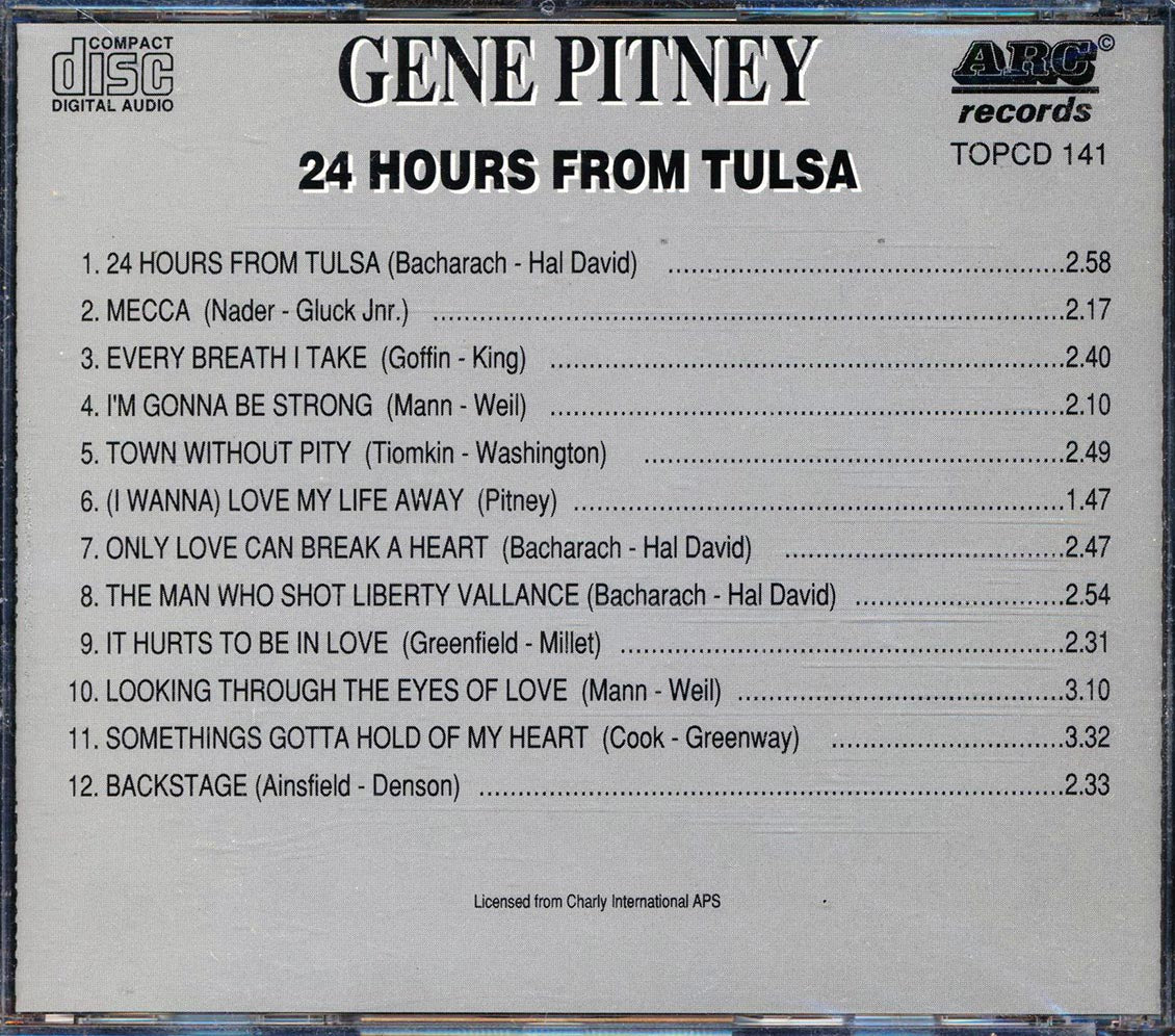 Gene Pitney - 24 Hours From Tulsa