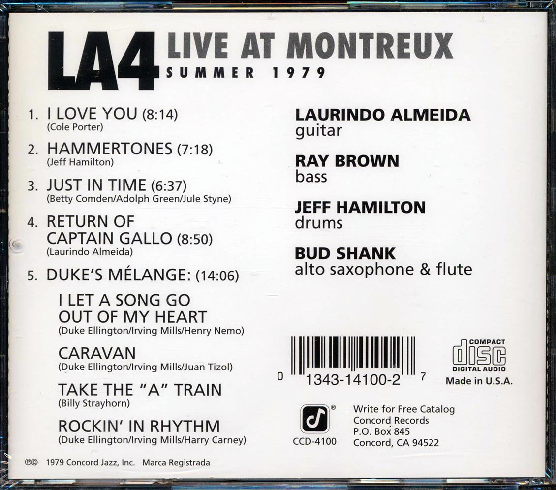 LA4 - Live At Montreux Summer 1979