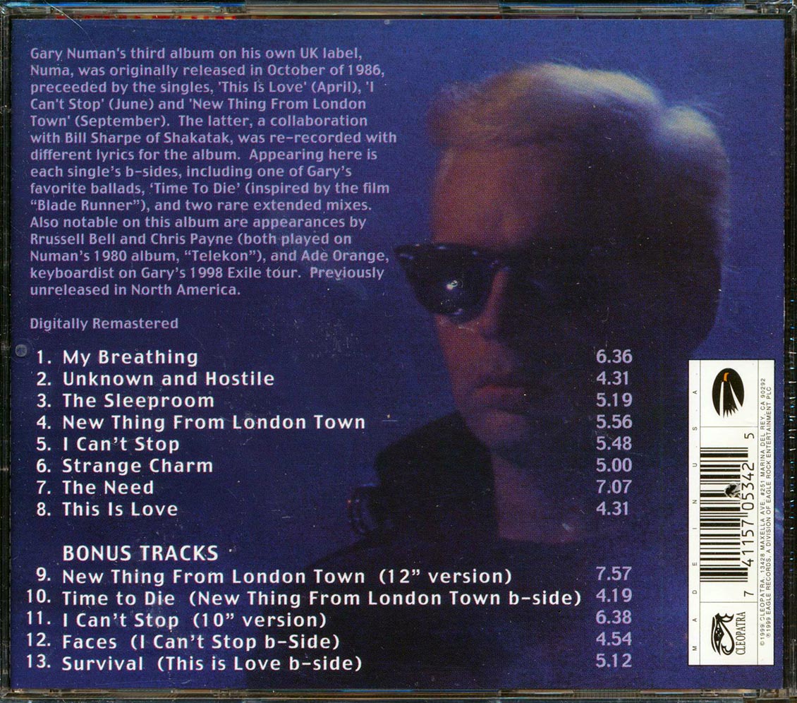 Gary Numan - Strange Charm (+ 6 bonus tracks) (remastered)