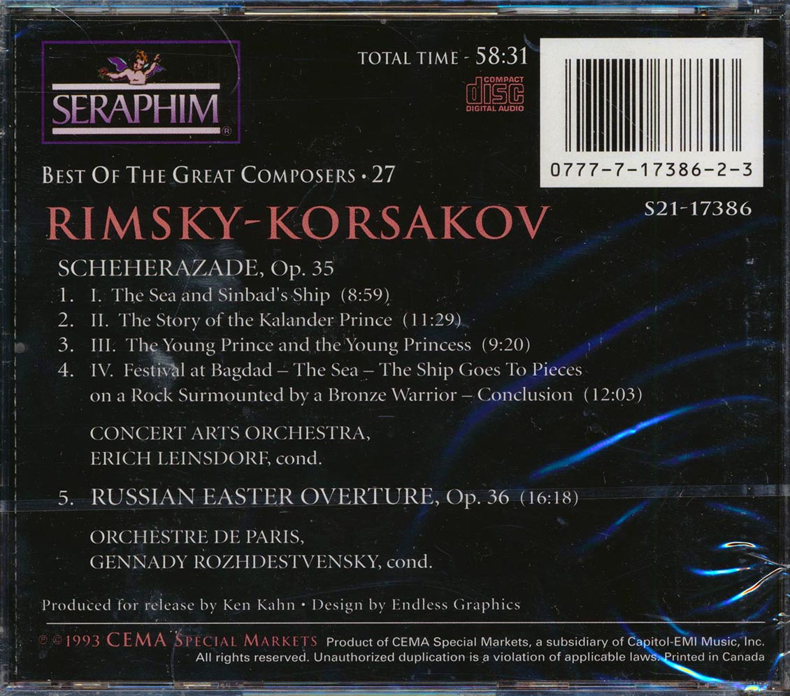 Rimsky-Korsakov - Scheherazade: Russian Easter Overture