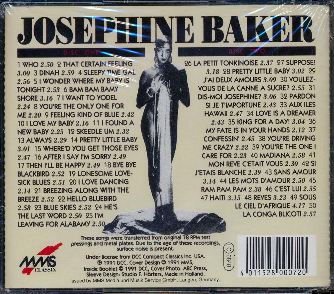Josephine Baker - Black Venus (50 tracks) (2xCD)