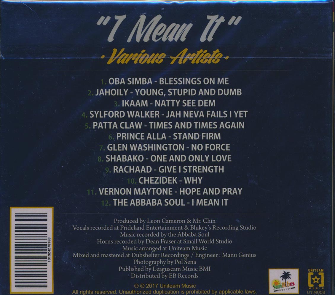 Sylford Walker, Prince Alls, Glen Washington, Etc. - I Mean It Riddim