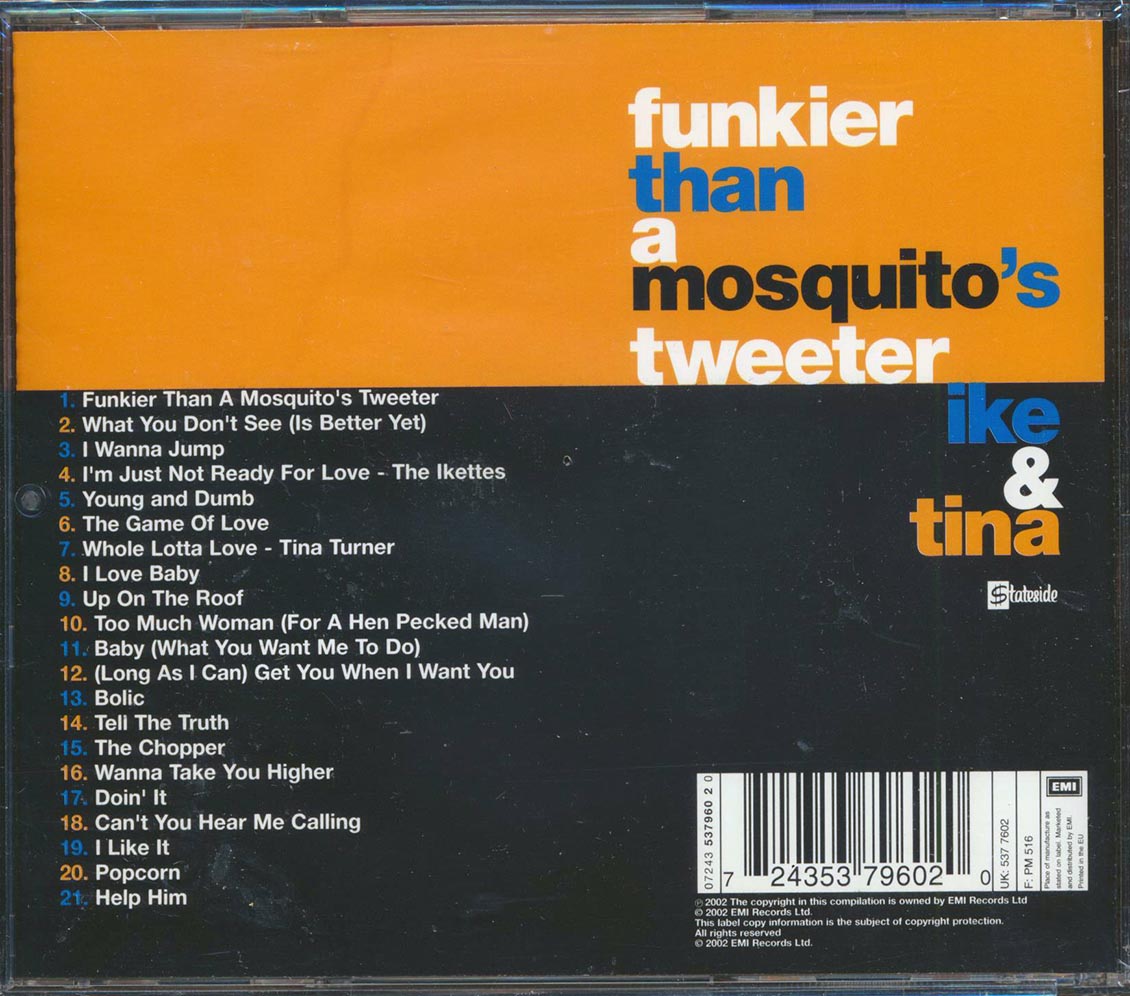 Ike & Tina Turner - Funkier Than A Mosquito's Tweeter (21 tracks)