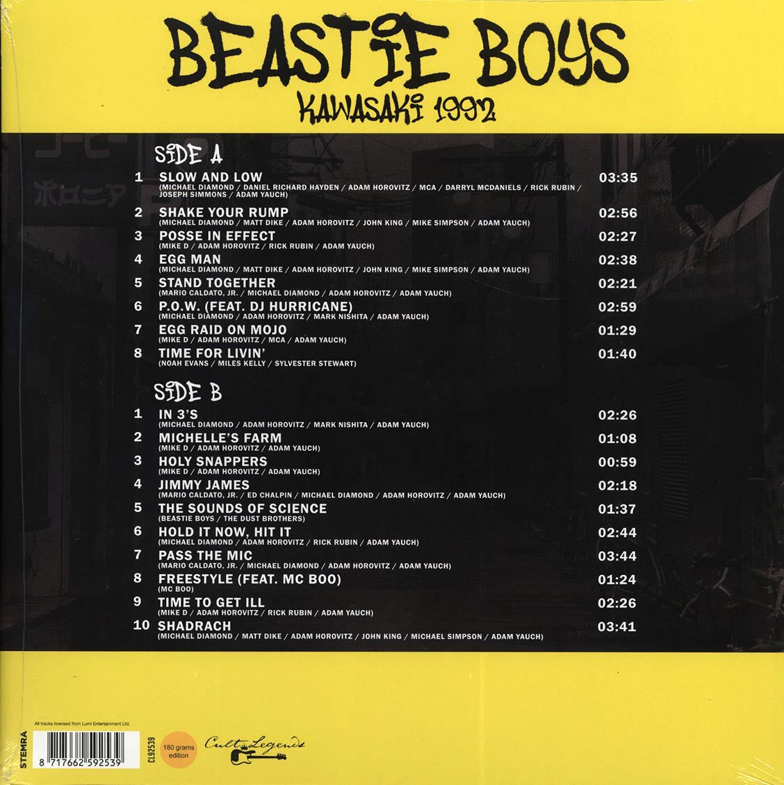 The Beastie Boys - Kawasaki 1992