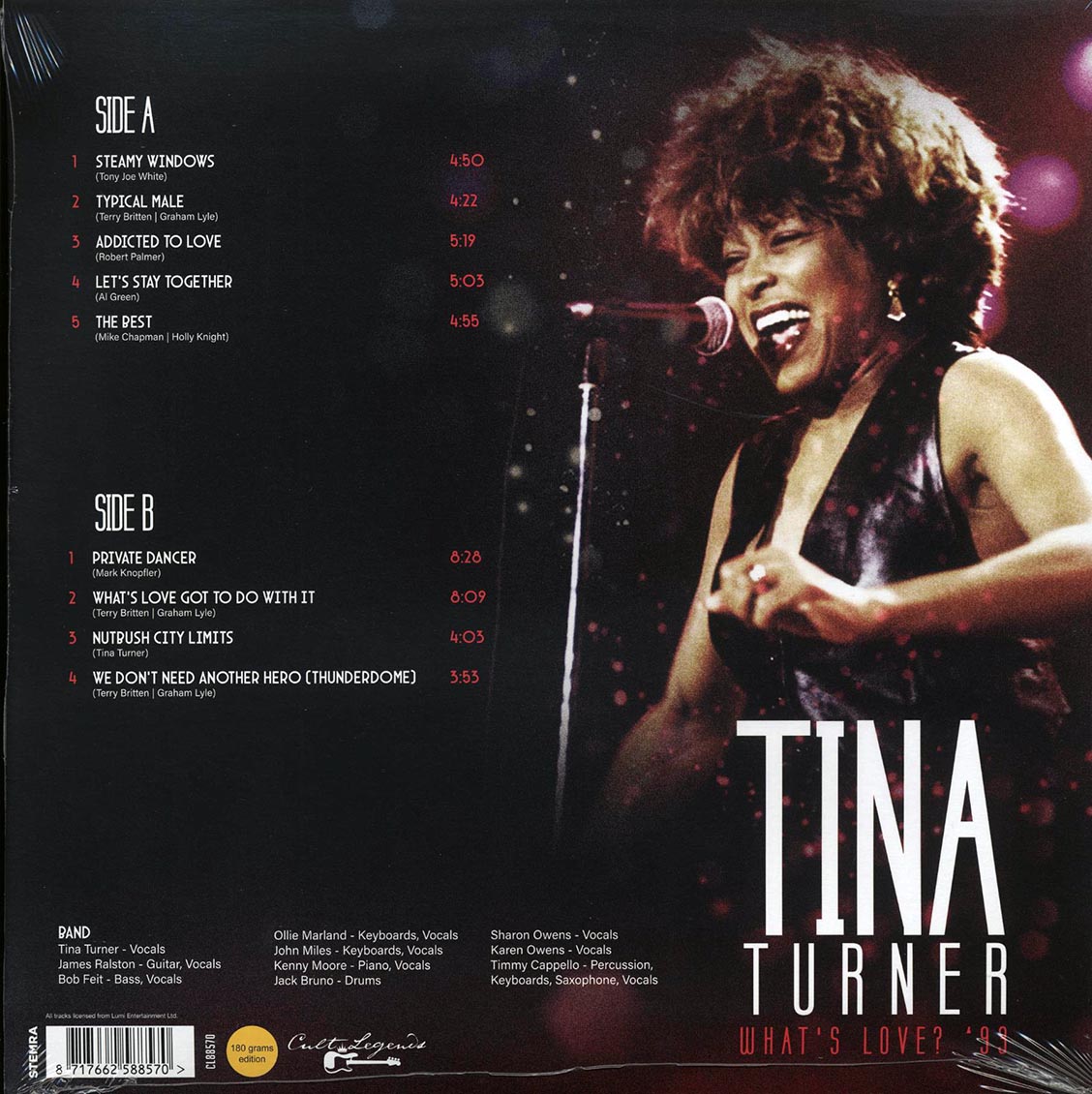 Tina Turner - What's Love? '93: Blockbuster Pavillion, San Bernadino, CA (180g)