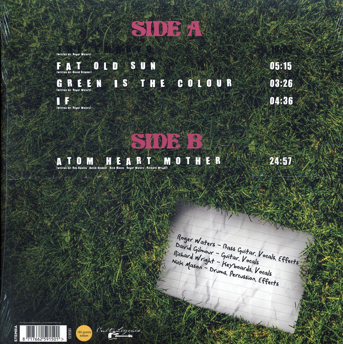 Pink Floyd - Paris Theatre 1970 (180g)