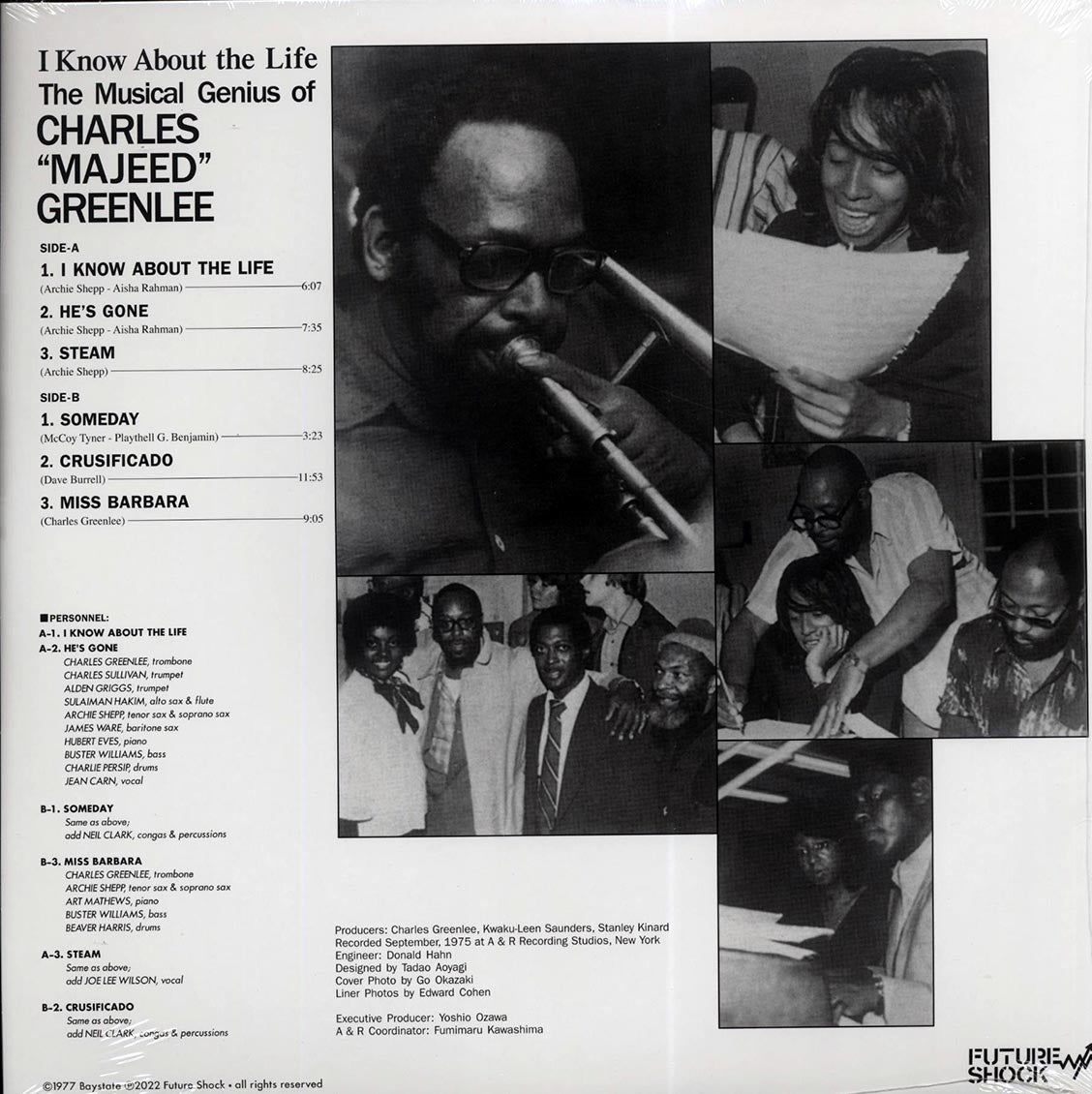 Charles Greenlee - I Know About The Life (ltd. 500 copies made) (180g) (blue vinyl)