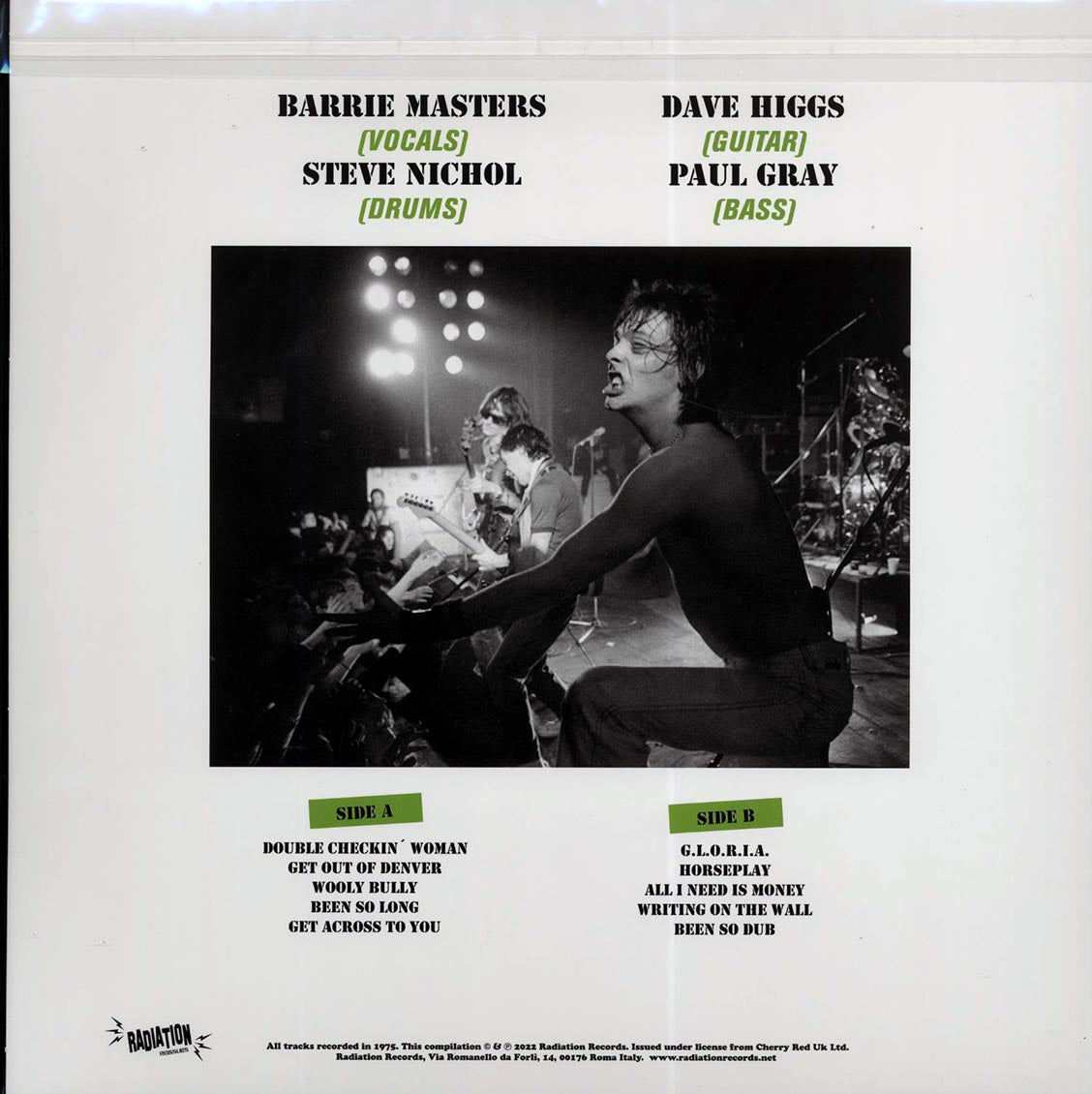 Eddie & The Hot Rods - Canvey 2 Island: The Demos (ltd. 500 copies made) (white vinyl)