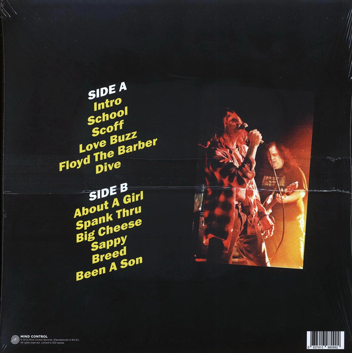 Nirvana - Keep You In A Jar: Live At U4, Vienna, Austria, Nov 22nd, 1989 (ltd. 500 copies made) (yellow vinyl)