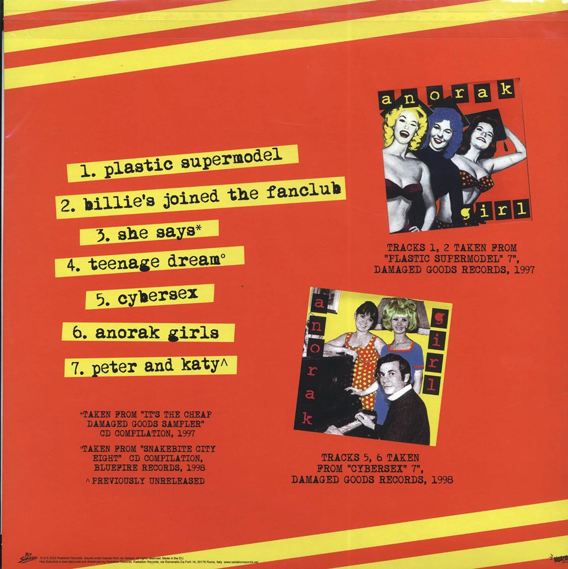 Anorak Girl - Plastic Fantastic (ltd. 300 copies made) (red vinyl)