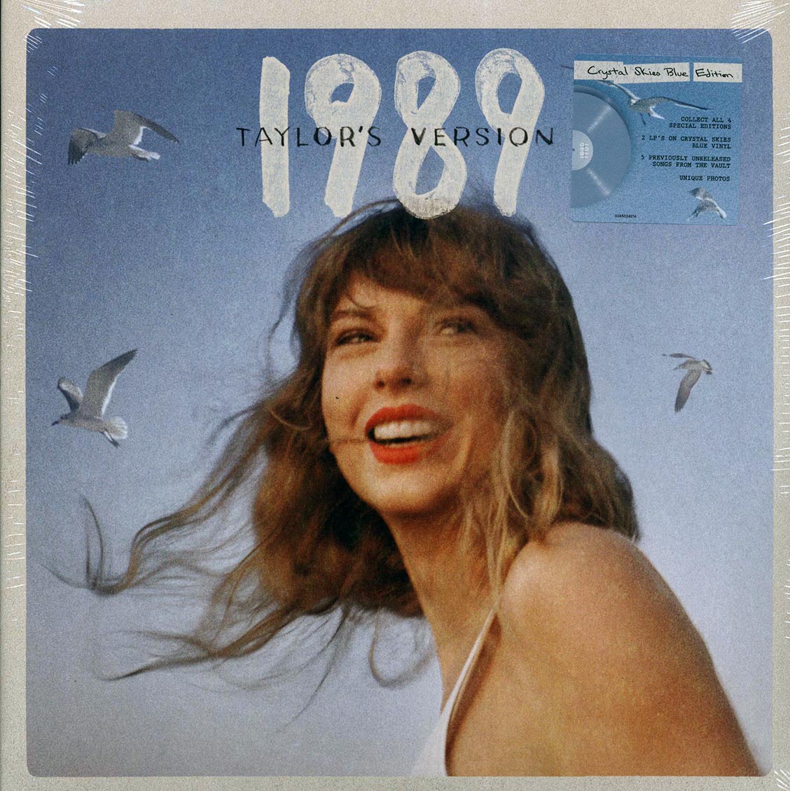 Taylor Swift - 1989 (Taylor's Version) (Crystal Skies Blue Vinyl Edition) (2xLP) (crystal skies blue vinyl)
