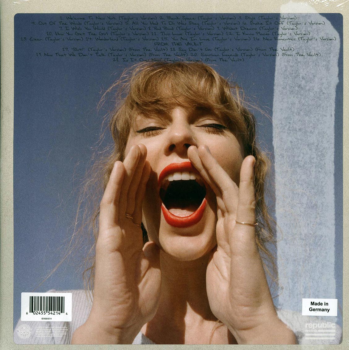 Taylor Swift - 1989 (Taylor's Version) (Crystal Skies Blue Vinyl Edition) (2xLP) (crystal skies blue vinyl)