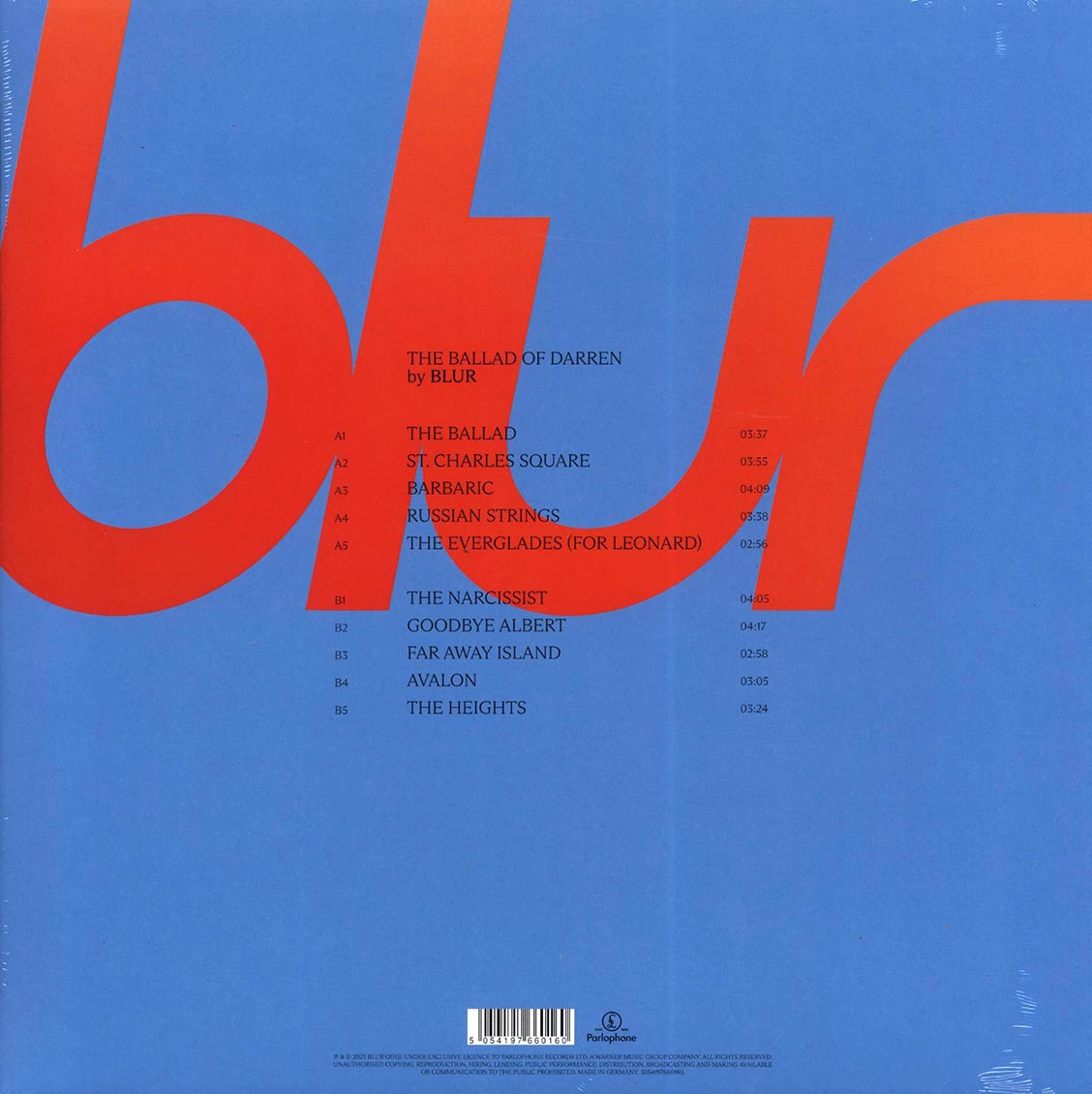 Blur - The Ballad Of Darren (180g)