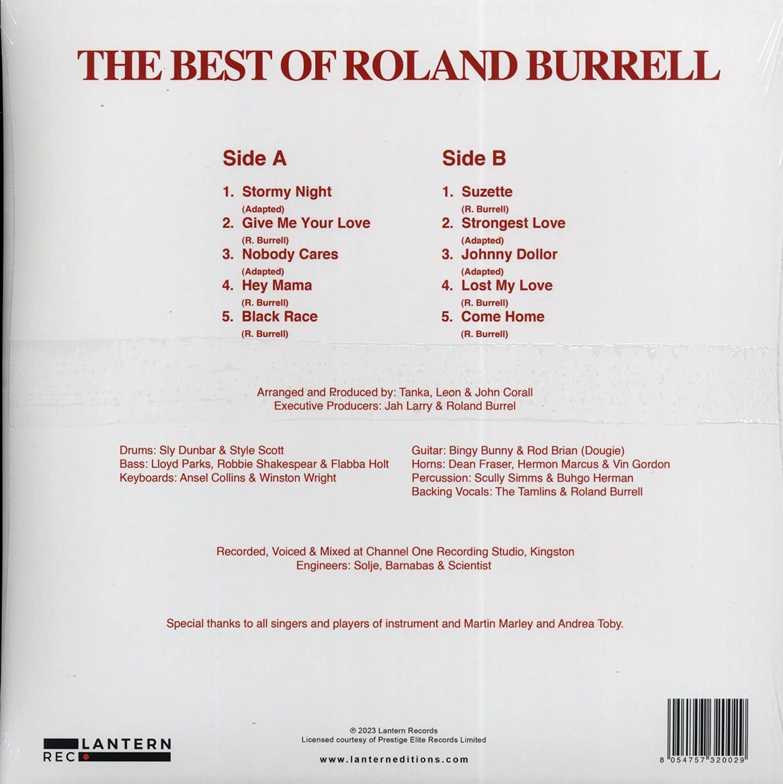 Roland Burrell - The Best Of Roland Burrell (ltd. ed.)