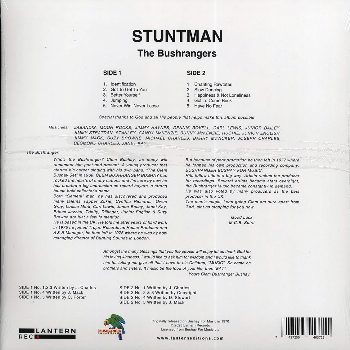 The Bushrangers - Stuntman (ltd. ed.)