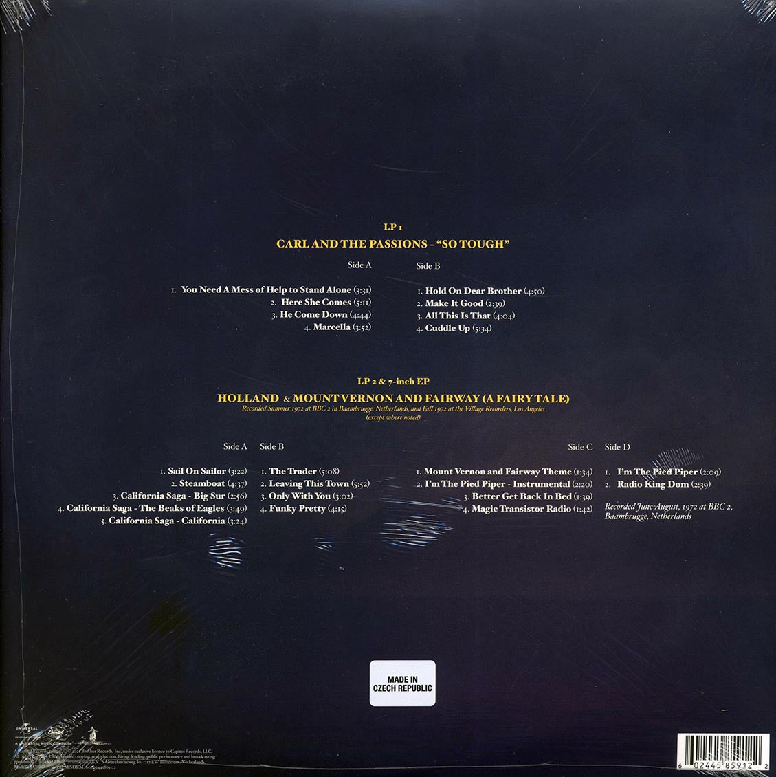 The Beach Boys - Sail On Sailor 1972 (2xLP) (remastered) (incl. 7")