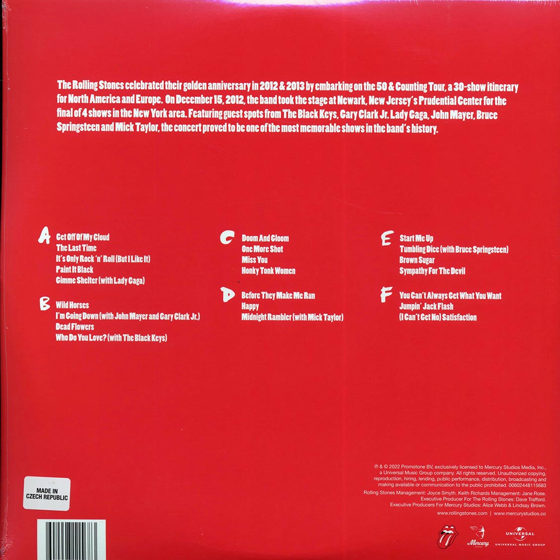 The Rolling Stones - Grrr Live! (die-cut jacket) (3xLP) (180g)
