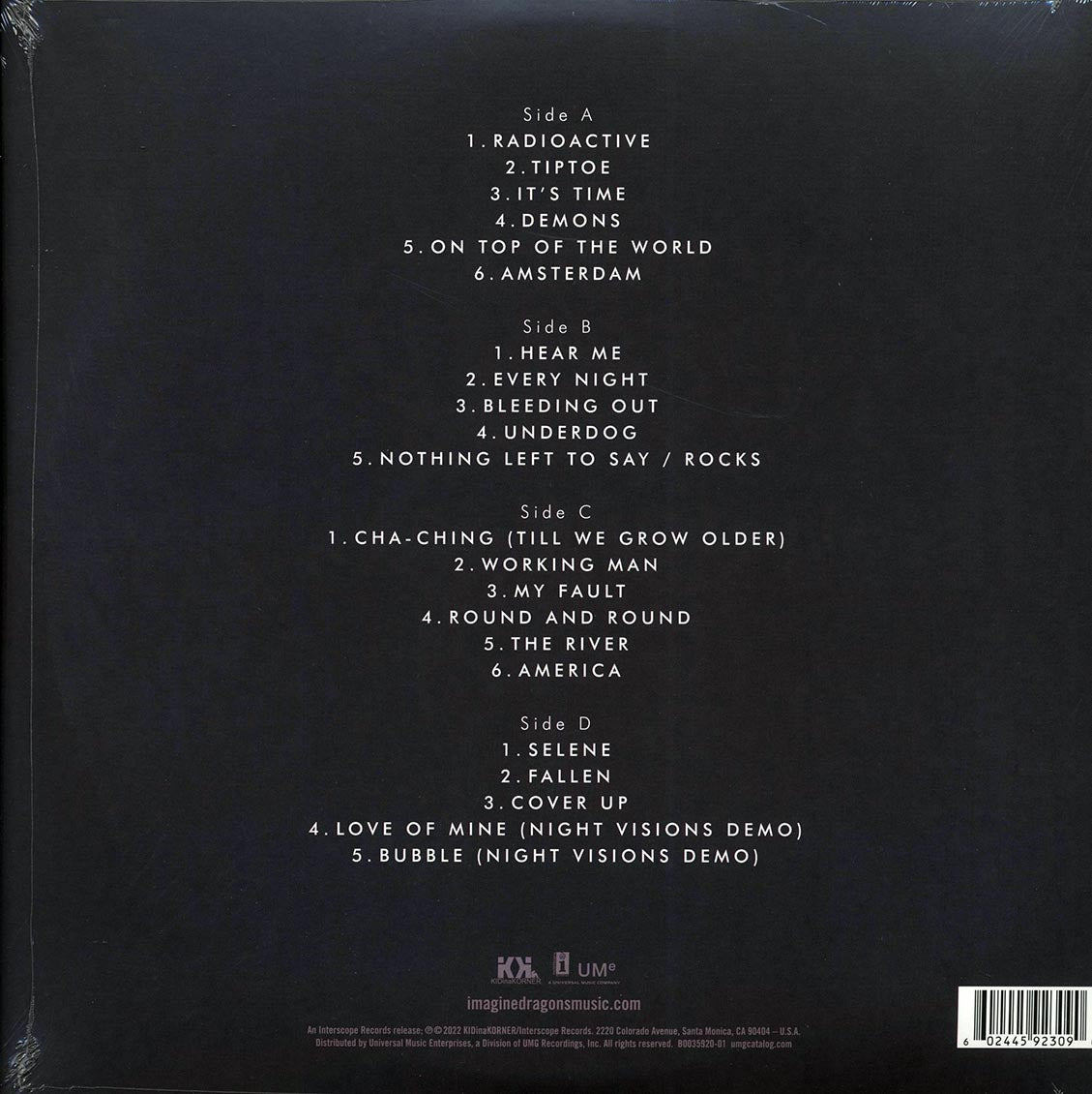 Imagine Dragons - Night Visions (10th Anniv. Ed.) (+ 12 bonus tracks) (ltd. ed.) (2xLP)