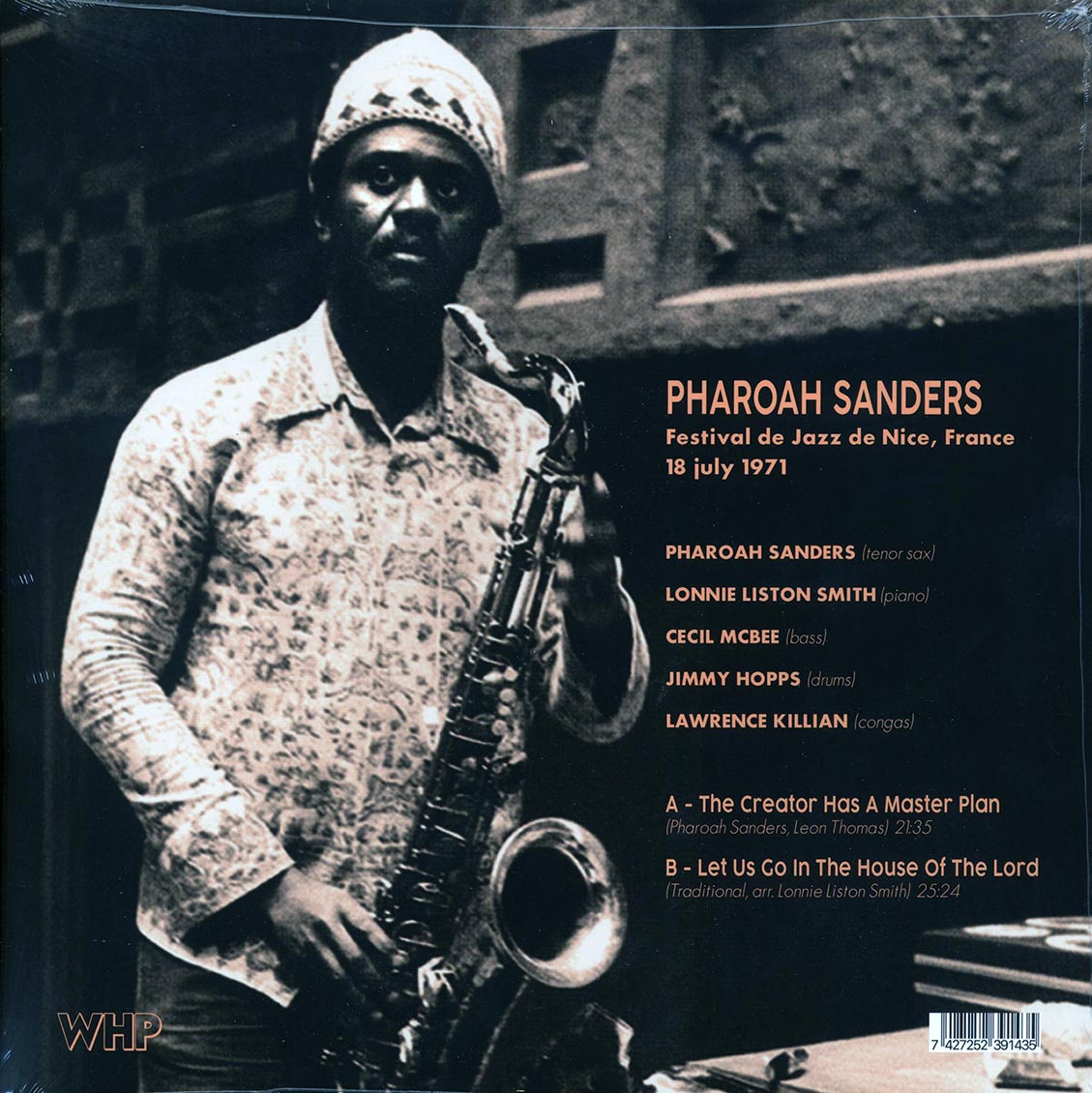 Pharoah Sanders - Oyster Club, Nice, France FM 18/07/1971 (orange vinyl)