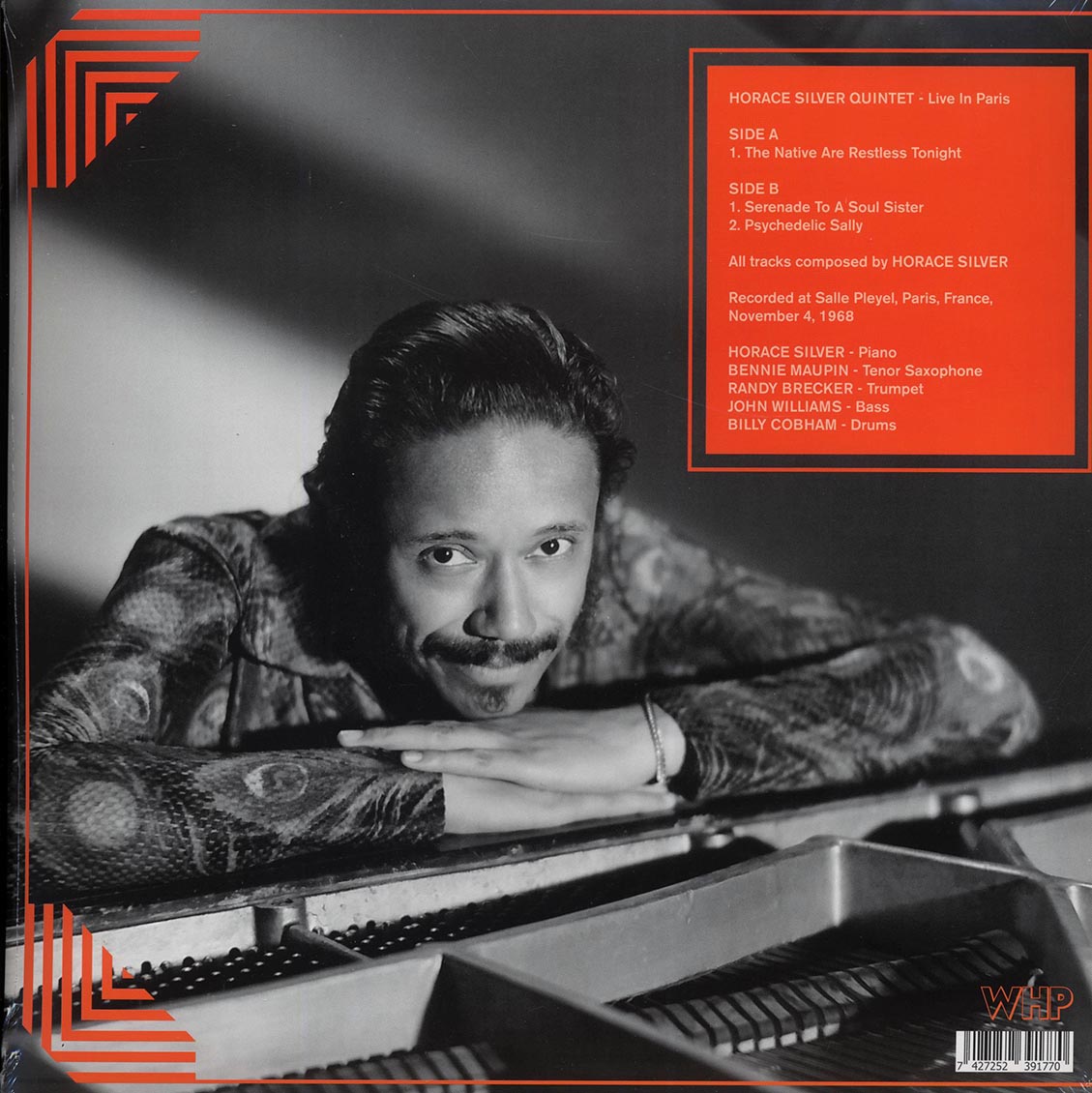 Horace Silver Quintet - Live In Paris: Salle Pleyel, Paris, France, November 4, 1968