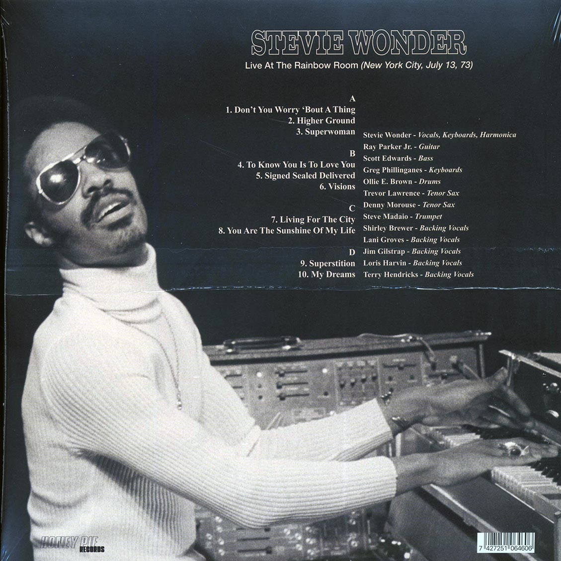 Stevie Wonder - Live At The Rainbow Room, New York City, July 13, 1973 (2xLP)