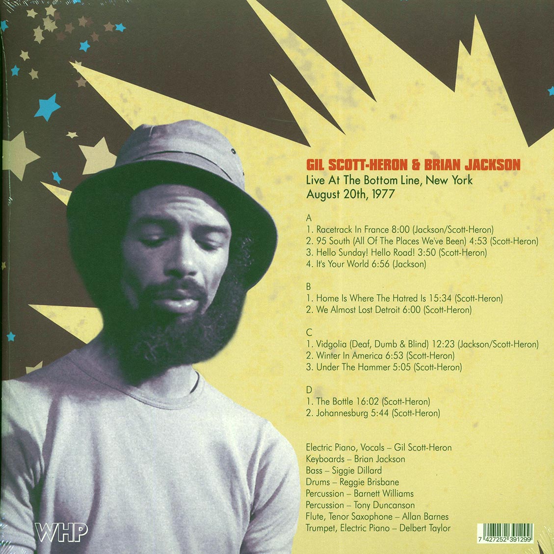 Gil Scott-Heron, Brian Jackson - Live At The Bottom Line, New York, August 20th, 1977 (2xLP)
