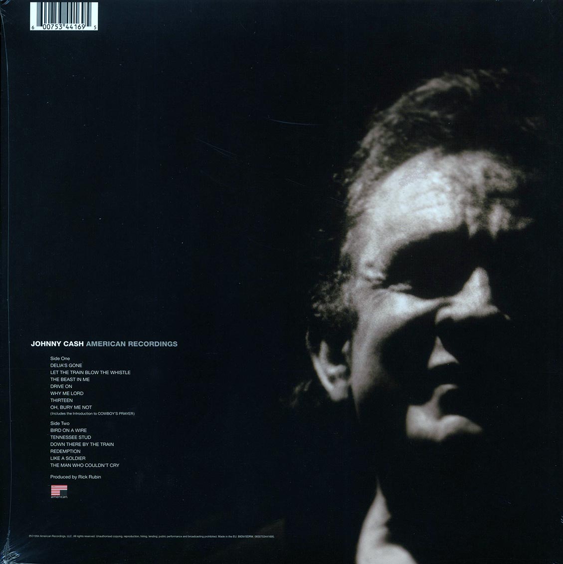 Johnny Cash - American Recordings (incl. mp3) (180g)