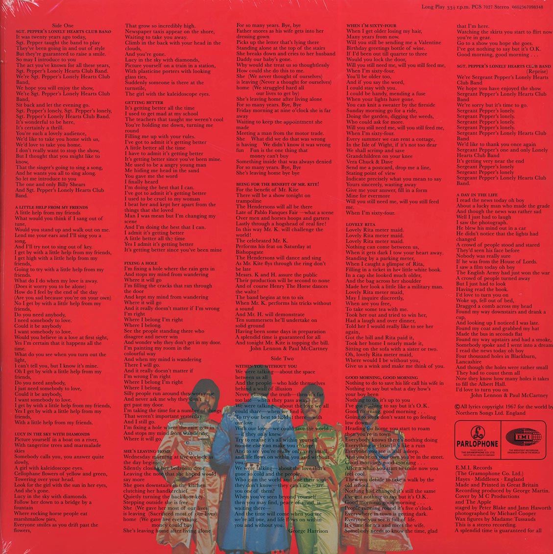 The Beatles - Sgt. Pepper's Lonely Hearts Club Band (Anniv. Ed.) (stereo) (180g) (remastered)