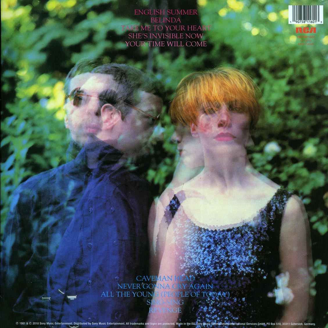 Eurythmics - In The Garden (incl. wav) (incl. mp3) (180g) (remastered)