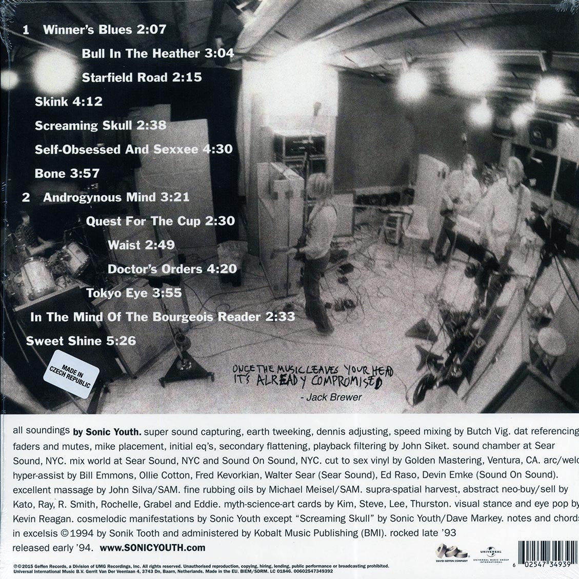 Sonic Youth - Experimental Jet Set, Trash And No Star (incl. mp3) (180g) (remastered)
