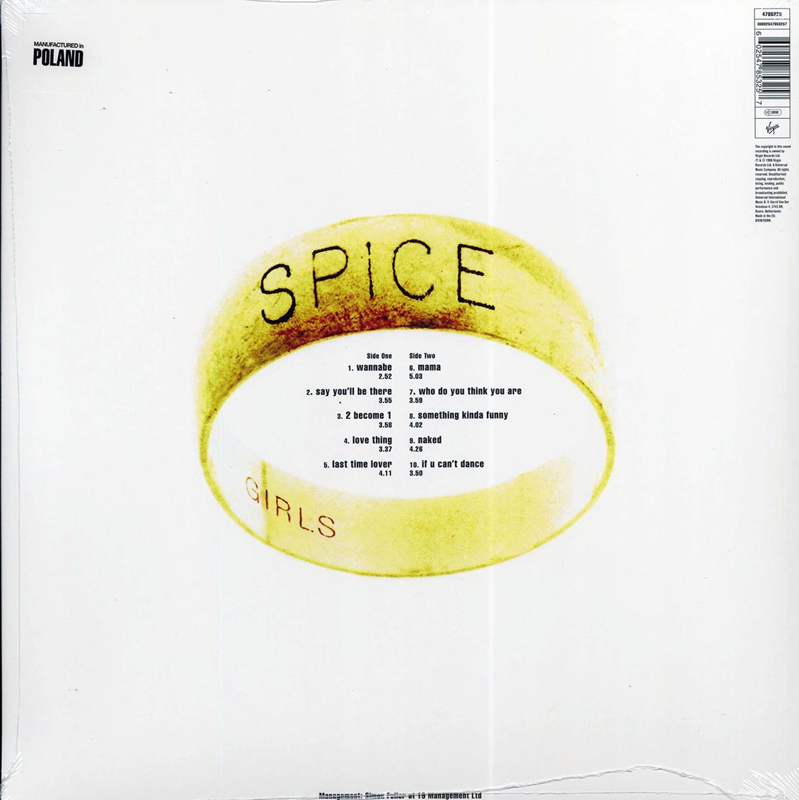 Spice Girls - Spice (incl. mp3) (180g) (remastered)