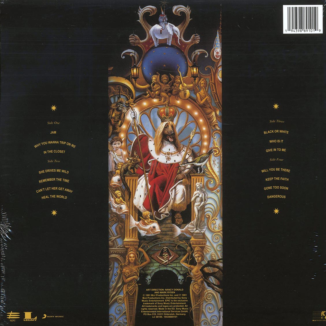 Michael Jackson - Dangerous (ltd. ed.) (2xLP) (colored vinyl)