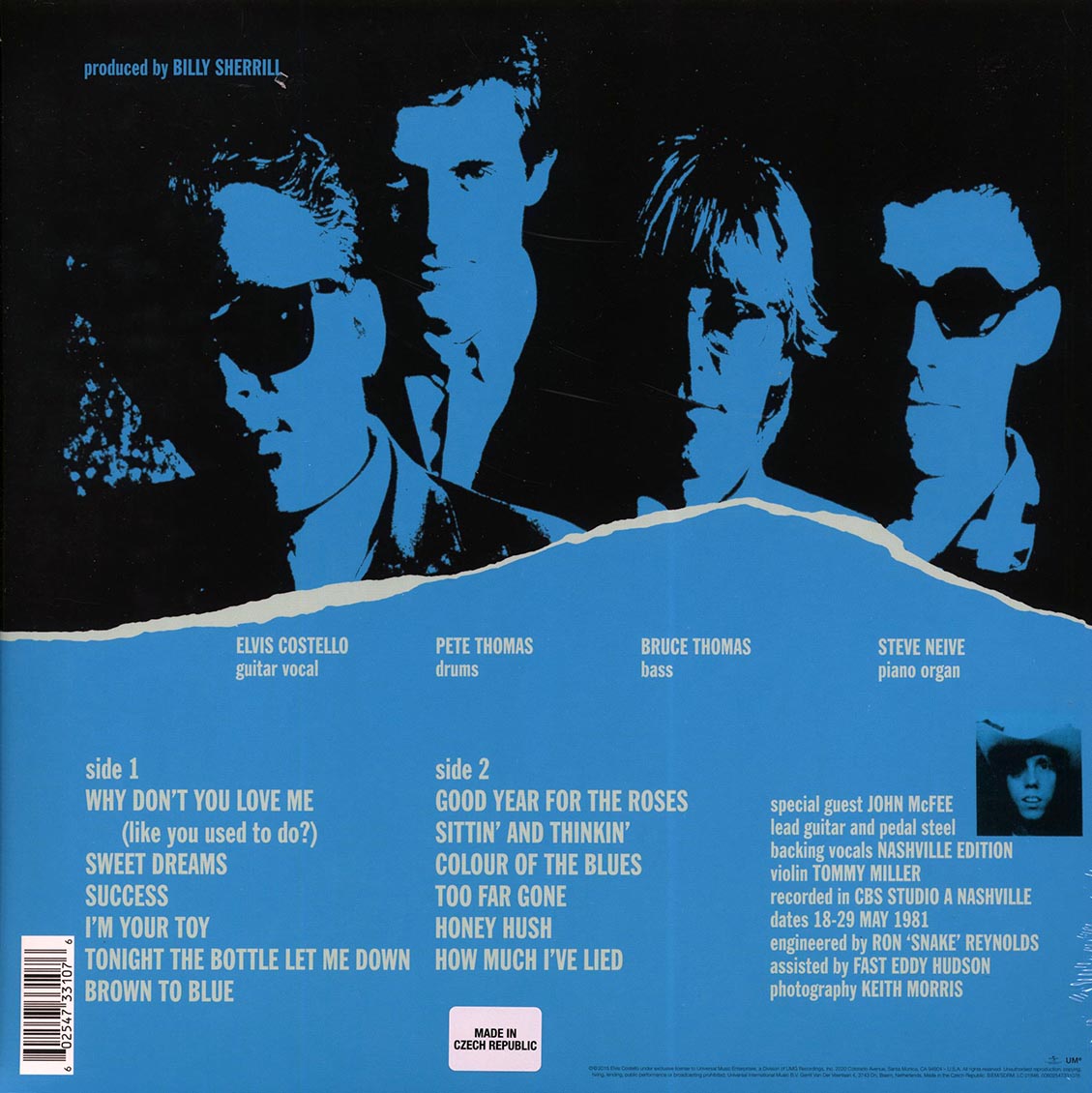Elvis Costello & The Attractions - Almost Blue (incl. mp3) (180g)