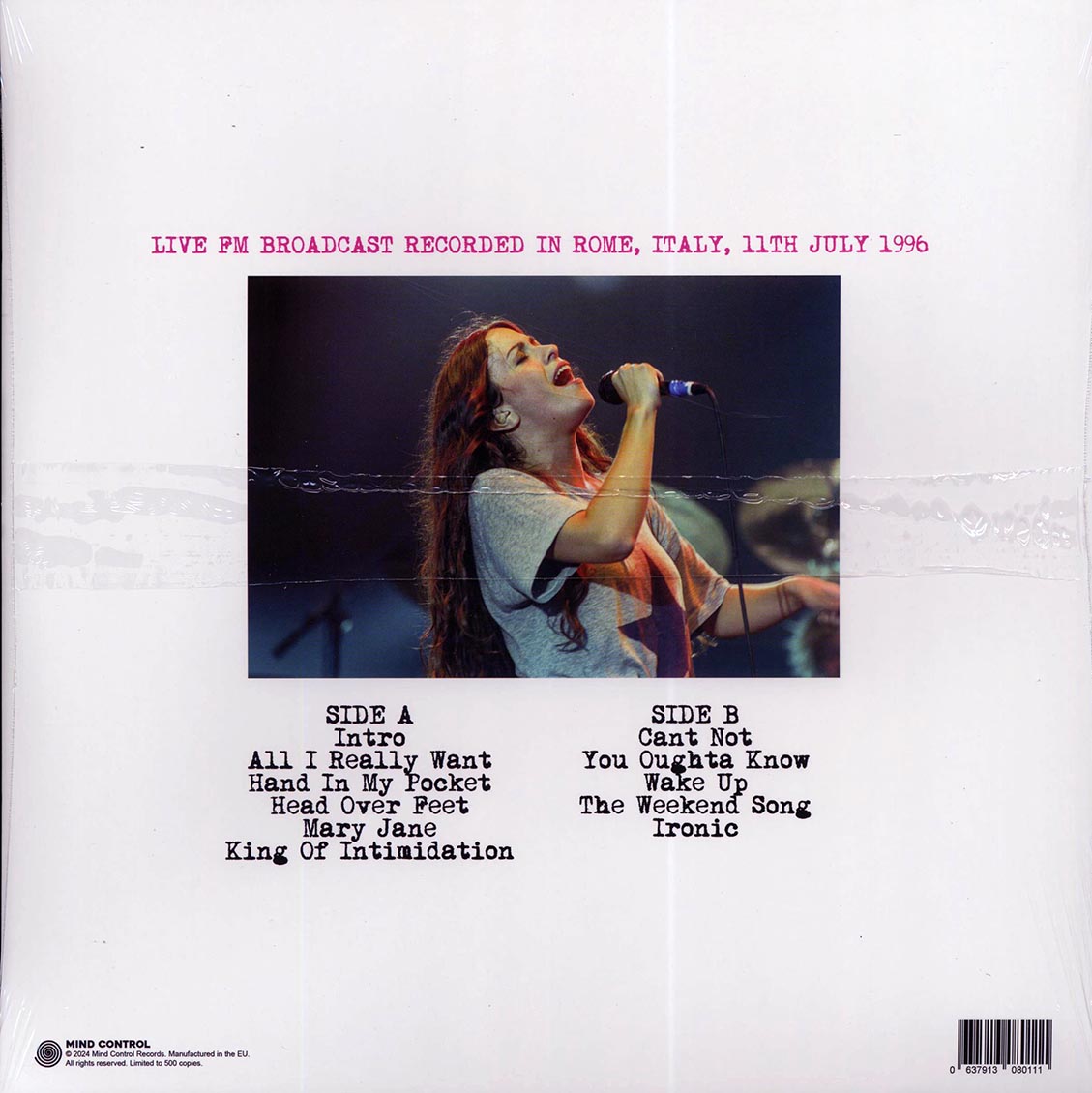 Alanis Morissette - Enough About You: Live In Rome, Italy, 11th July 1996