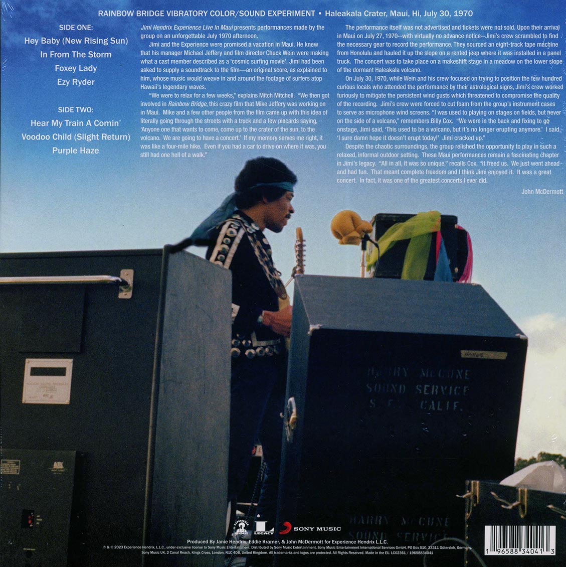 The Jimi Hendrix Experience - Live In Maui (clear vinyl)