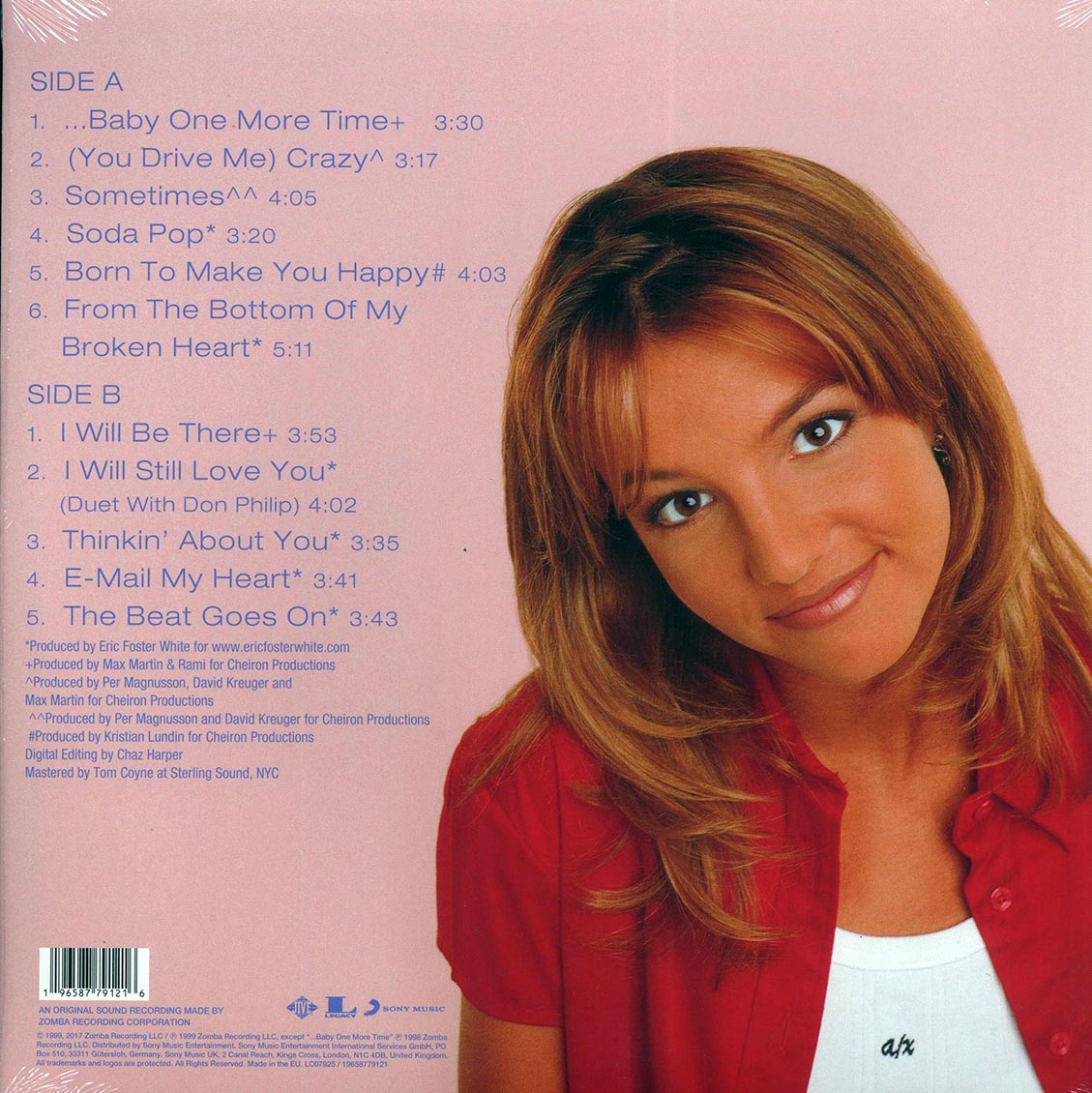 Britney Spears - Baby One More Time (pink vinyl)