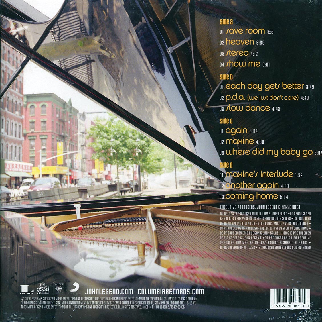 John Legend - Once Again (15th Anniv. Ed.) (RSD 2021) (ltd. ed.) (2xLP) (yellow vinyl)