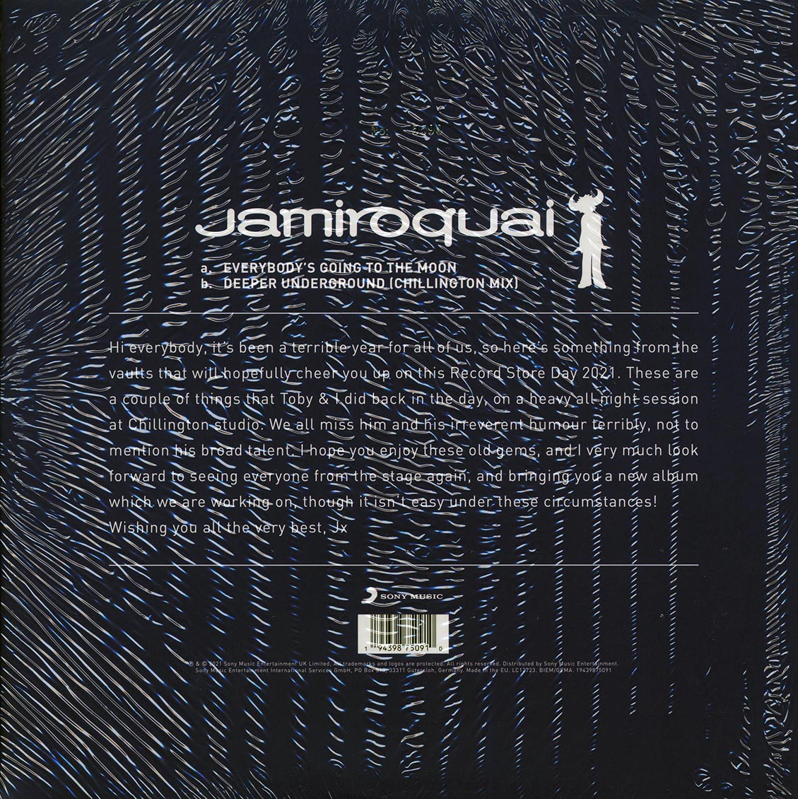 Jamiroquai - Everybody's Going To The Moon (die-cut jacket) (RSD 2021) (ltd. ed.) (180g)
