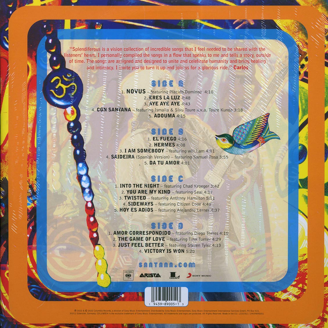 Santana - Splendiferous (RSD 2022) (ltd. ed.) (2xLP)