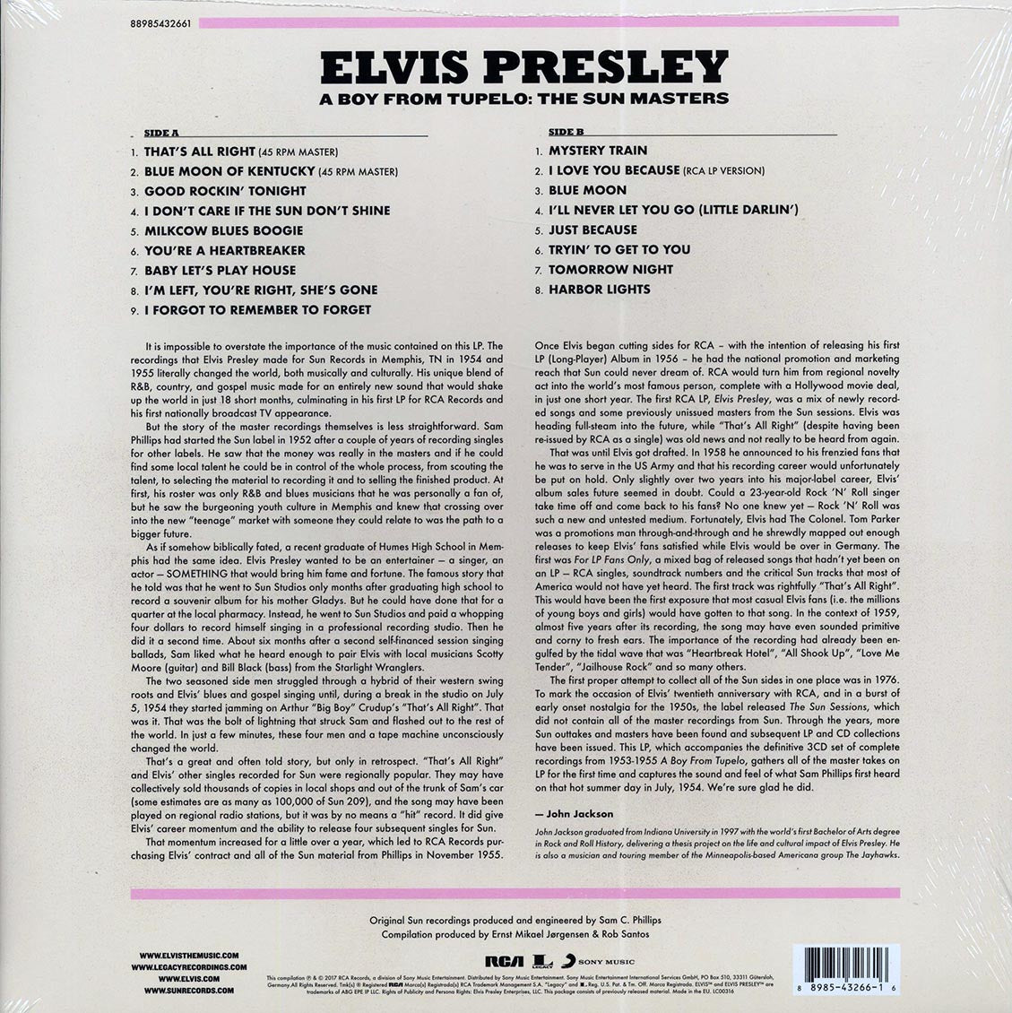 Elvis Presley - A Boy From Tupelo: The Sun Masters
