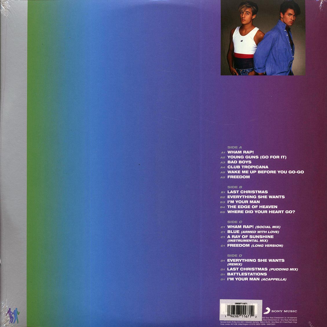 Wham - The Singles: Echoes From The Edge Of Heaven (2xLP) (blue vinyl)