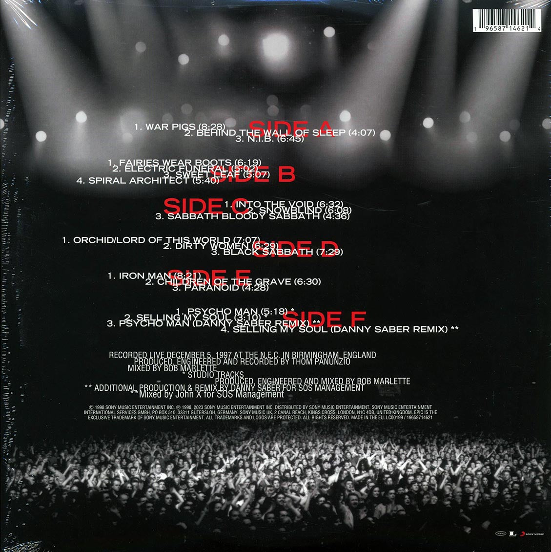 Black Sabbath - Reunion (+ 3 bonus tracks) (3xLP)