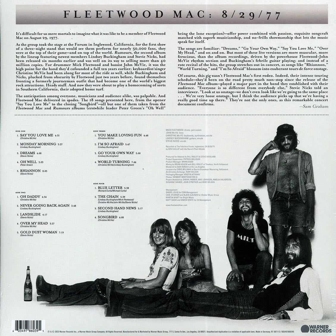Fleetwood Mac - Rumours Live (ltd. ed.) (2xLP)
