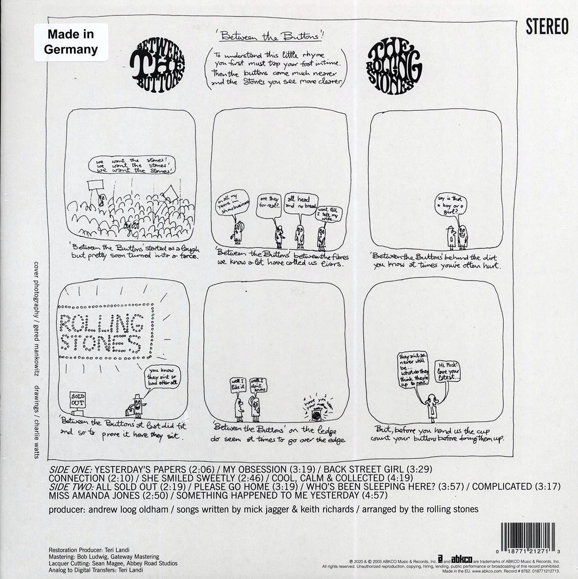 The Rolling Stones - Between The Buttons (stereo) (180g)