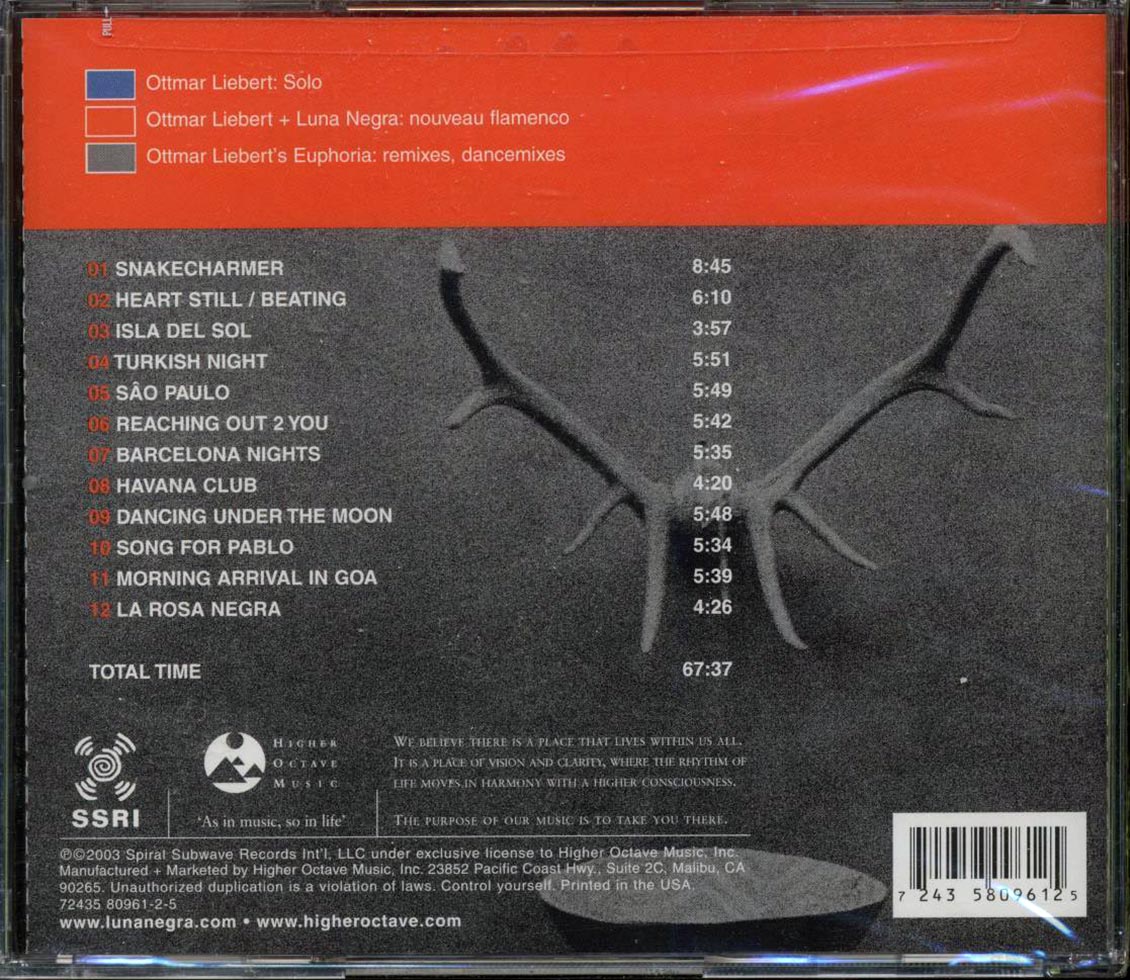 Ottmar Liebert, Luna Negra - The Santa Fe Sessions