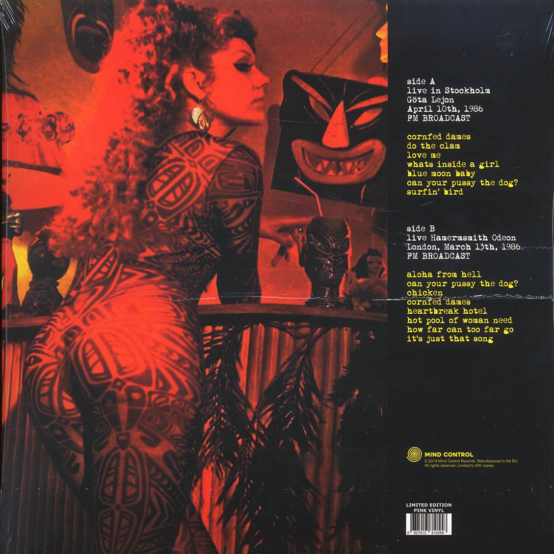 The Cramps - Performing Songs Of Sex, Love And Hate: Broadcast From London And Stockholm 1986 (ltd. 500 copies made) (pink vinyl)